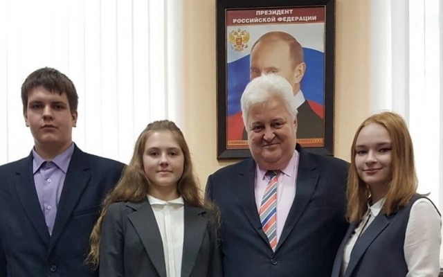 Лицеисты в гостях у Игоря Плотичкина