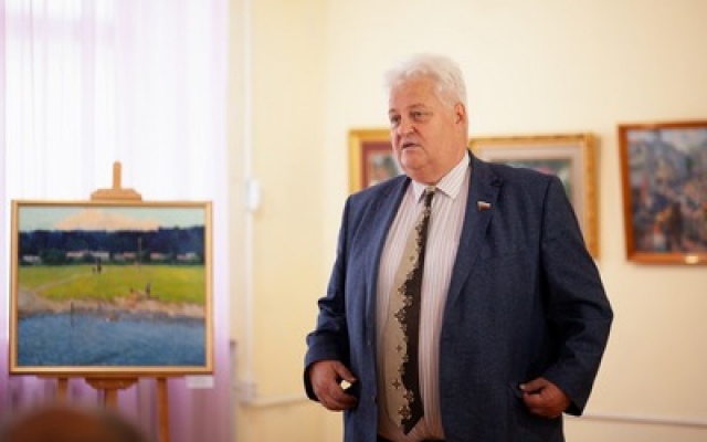 Участие в торжественном открытии художественной выставки