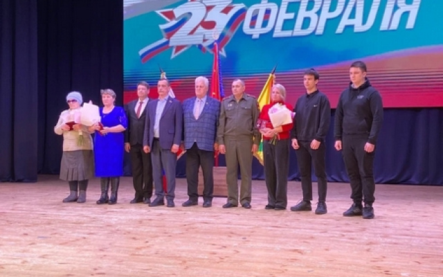 Участие в торжественном мероприятии, посвященном Дню защитника Отечества