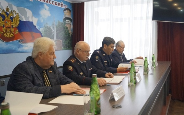 Участие в оперативном совещании в Отделе МВД России «Арзамасский»