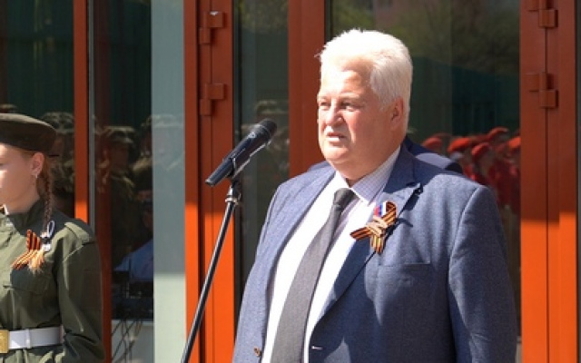 Открытие мемориальной доски полковнику Мельникову Андрею Владимировичу.